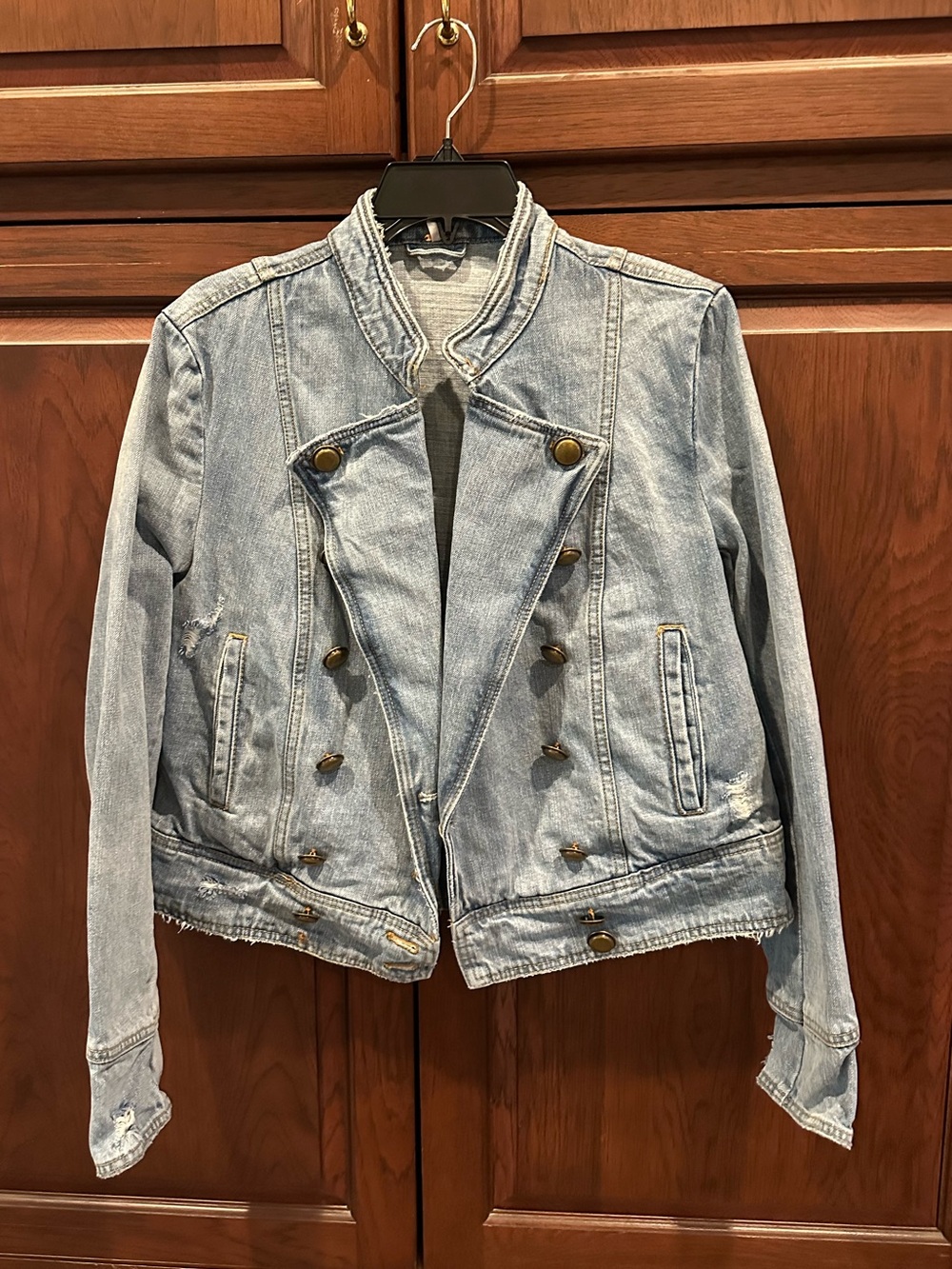 Free People denim jacket sz M